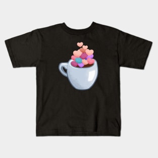 Cute Lovely Cocoa Mug Kids T-Shirt